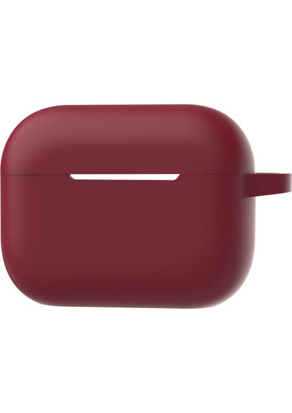 Airpods Pro 2 için tooth Yumuşak Silikon Koruyucu Düz Tabanlı Çizilmez Anti Damla Halkalı Toka Şarap Kulaklık Kılıfı (Yurt Dışından)