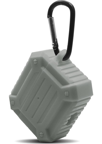 Kalınlaşmış Silikon Koruyucu Anti Kayıp Karabina İle Apple Airpods için Anti Düşme 3 Kulaklık Kılıfı (Yurt Dışından)