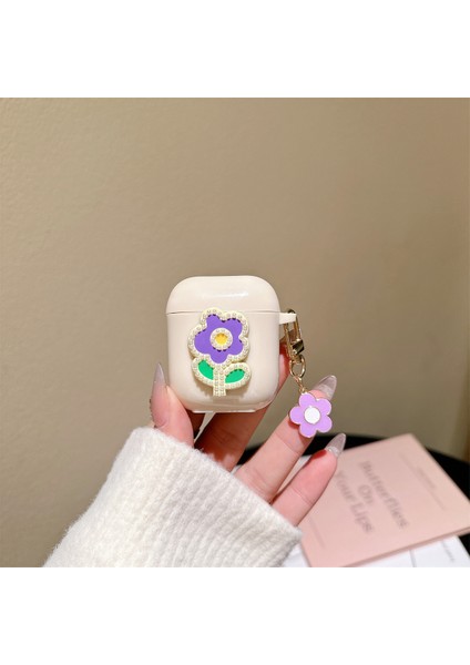 Airpods için 2016 2019 Airpods Kablosuz 2019 Tpu Lı Kolyeli Çiçek Kulaklık Kılıfı (Yurt Dışından) fiyatları