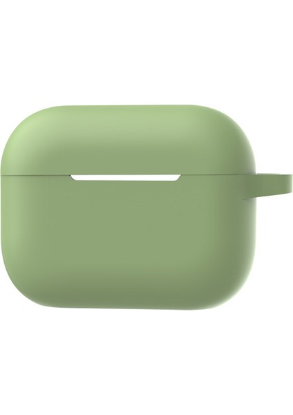 Airpods Pro 2 için tooth Yumuşak Silikon Koruyucu Düz Tabanlı Çizilmez Anti Damla Halkalı Toka Matcha Kulaklık Kılıfı (Yurt Dışından)