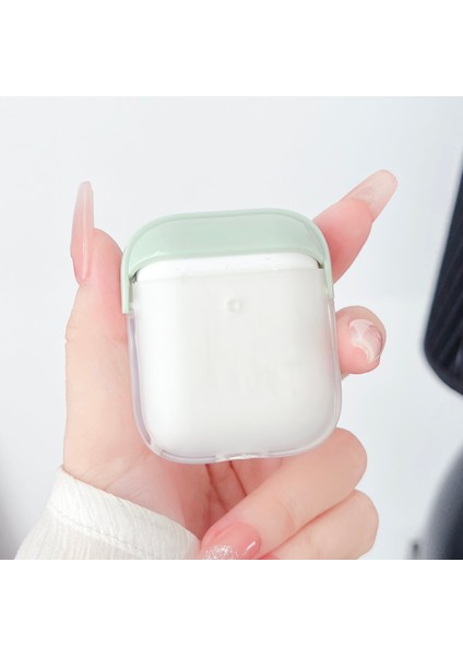 Apple Airpods için Tpu+Pc Şarj 2016 2019 Airpods Kablosuz Şarj 2019 ,Askılı Koruyucu +Şeffaf Kulaklık Kılıfı (Yurt Dışından)