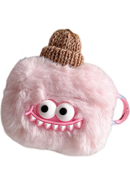 Apple Airpods 3 için Sevimli Karikatür Köpekbalığı Yumuşak Peluş Sonbahar Kış Koruyucu Kulaklık Kılıfı (Yurt Dışından)