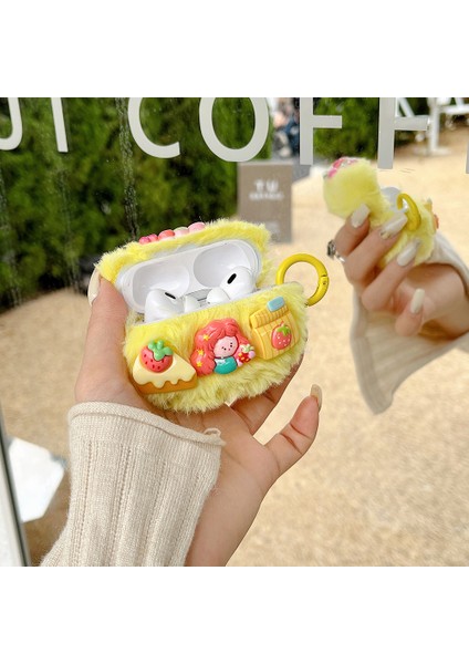 Airpods Pro 2 Airpods Pro Karikatür Kız Kutusu Peluş + Tpu Koruyucu İle Halka Toka Kulaklık Kılıfı (Yurt Dışından) fiyatları