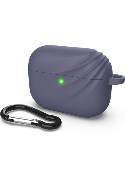 Apple Airpods Pro Koyu için Kancalı Silikon Koruyucu Kulaklık Kılıfı (Yurt Dışından)