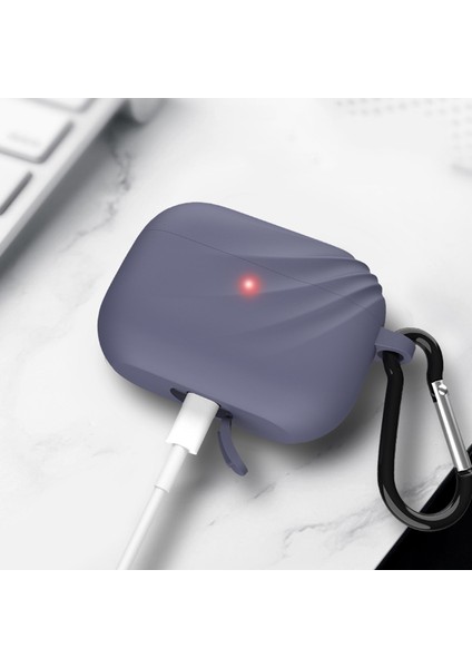 Apple Airpods Pro Koyu için Kancalı Silikon Koruyucu Kulaklık Kılıfı (Yurt Dışından) fiyatları