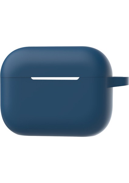 Airpods Pro 2 için Silikon Koruyucu tooth Düz Tabanlı Anti Damla Halka Toka Safir Kulaklık Kılıfı (Yurt Dışından)