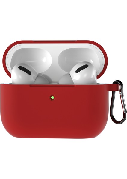 Apple Airpods Pro için Tokalı Silikon Kulaklık Kılıfı (Yurt Dışından)
