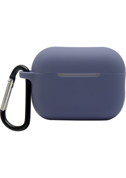 Airpods Pro 2 için Yumuşak Silikon Koruyucu Toz Geçirmez Kulak Tomurcuk Kutusu İle Anti Kayıp Toka Lavanta Kulaklık Kılıfı (Yurt Dışından)