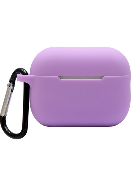 Airpods Pro 2 için Yumuşak Silikon Koruyucu Toz Geçirmez Kulak Tomurcuk Kutusu İle Anti Kayıp Toka Koyu Kulaklık Kılıfı (Yurt Dışından)
