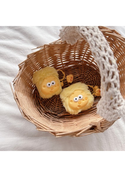 Apple Airpods için Sevimli Peynir Peluş 2016 2019 Airpods Kablosuz 2019 Kulaklık Kılıfı (Yurt Dışından) fiyatları