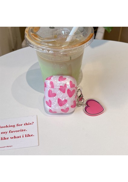 Apple Airpods için Şarj Lı 2016 2019 Kablosuz Şarj Lı Airpods 2019 Tokalı Yumuşak Tpu , Kalp Dekoru Kulaklık Kılıfı (Yurt Dışından) fiyatları