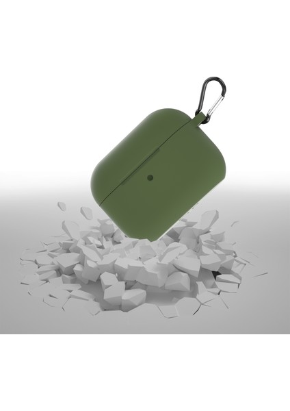 Apple Airpods Pro için Tokalı Silikon Ordu İ Kulaklık Kılıfı (Yurt Dışından) fiyatları