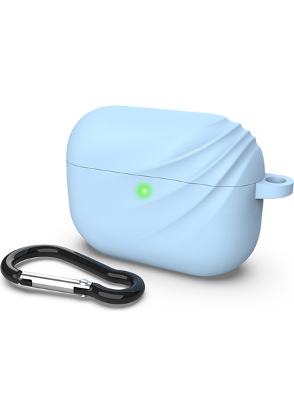Apple Airpods Pro Sky için Kancalı Silikon Koruyucu Kulaklık Kılıfı (Yurt Dışından)