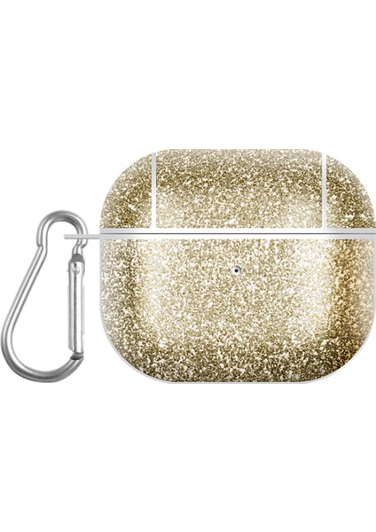 Apple Airpods 3 tooth Şarj Koruyucu için Glitter Tpu + Pu Kulaklık Kılıfı (Yurt Dışından)