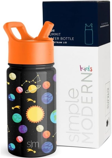 ， Hasır Kapaklı Çocuk Su Şişesi | Yeni Yürümeye Başlayan Çocuklar ve Erkek Çocuklar Için Yalıtımlı Paslanmaz Çelik Yeniden Kullanılabilir Bardak | (Yurt Dışından) fiyatları