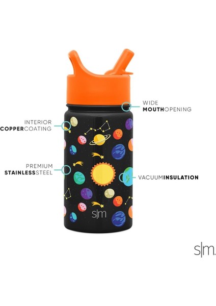 ， Hasır Kapaklı Çocuk Su Şişesi | Yeni Yürümeye Başlayan Çocuklar ve Erkek Çocuklar Için Yalıtımlı Paslanmaz Çelik Yeniden Kullanılabilir Bardak | (Yurt Dışından) modelleri