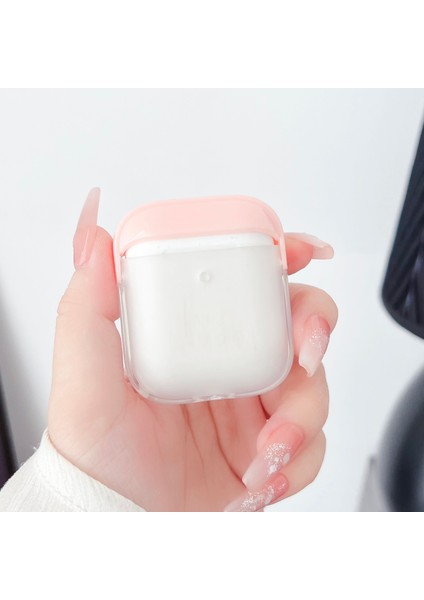 Apple Airpods için Tpu+Pc Şarj 2016 2019 Airpods Kablosuz Şarj 2019 , Askılı Koruyucu +Şeffaf Kulaklık Kılıfı (Yurt Dışından)