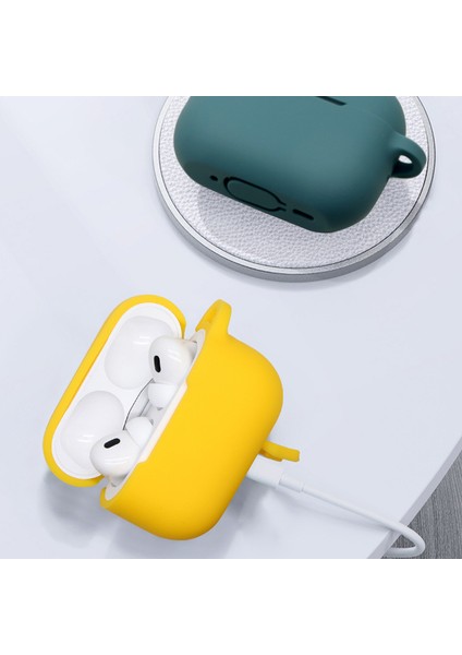 Apple Airpods Pro 2 için Silikon tooth El Kayışı Karabina İle Anti Damla Kulaklık Kılıfı (Yurt Dışından) fiyatları