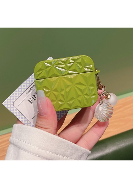 Apple Airpods Pro için tooth Tpu Elmas Dokusu Anti Damla Kabuk Kolye Kulaklık Kılıfı (Yurt Dışından) fiyatları