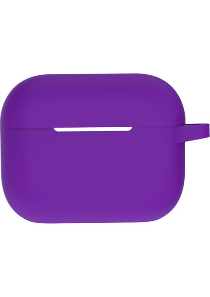 Airpods Pro 2 için tooth Yumuşak Silikon Koruyucu Düz Tabanlı Çizilmez Anti Damla Halkalı Toka Koyu Kulaklık Kılıfı (Yurt Dışından)