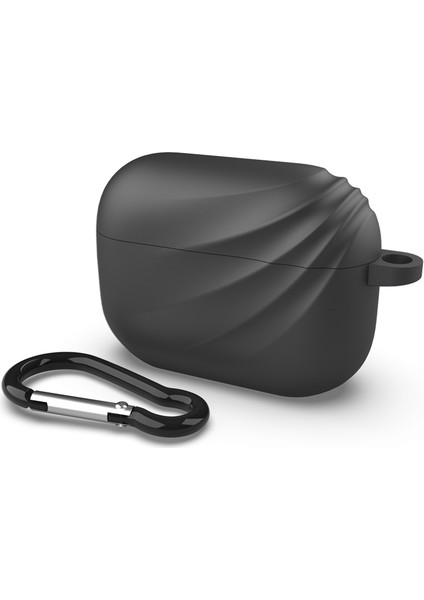 Apple Airpods Pro için Kancalı Silikon Koruyucu Kulaklık Kılıfı (Yurt Dışından)