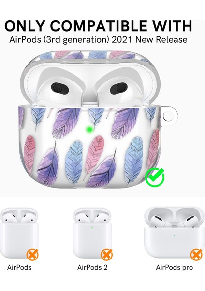Apple Airpods için 3 Anti Damla Desen Baskı Karabina Kaktüs İle Iki Parçalı Tam Tpu Kulaklık Kılıfı (Yurt Dışından) fiyatları