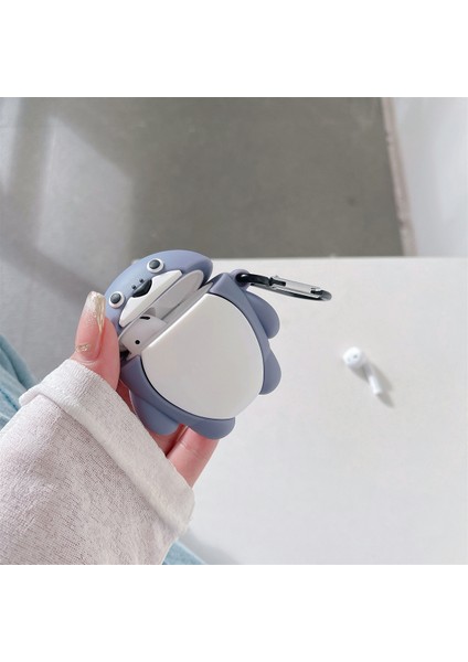 Apple Airpods için Şarj 2016 2019 Airpods Kablosuz Şarj 2019 Karıkatür Balık Tpu Kulaklık Kılıfı (Yurt Dışından) fiyatları