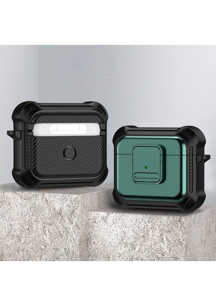 Apple Airpods 3 için tooth Drop Proof Tpu+Pc Koruyucu Basma Düğmesi Kulaklık Kılıfı (Yurt Dışından) fiyatları