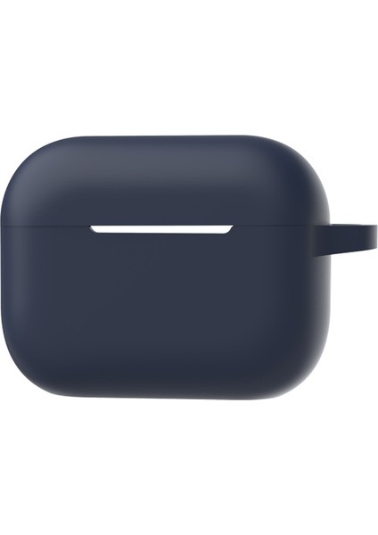 Airpods Pro 2 için tooth Yumuşak Silikon Koruyucu Düz Tabanlı Çizilmez Anti Damla Halkalı Toka Gece Yarısı Kulaklık Kılıfı (Yurt Dışından)