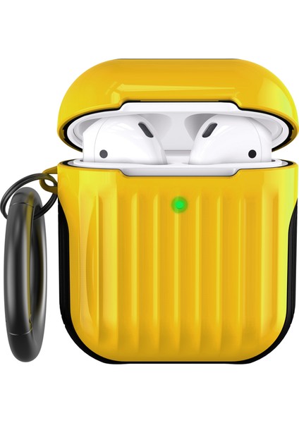 Apple Airpods için 2016 2019 Airpods Kablosuz 2019 Tokalı Lı Koruyucu Kulaklık Kılıfı (Yurt Dışından)