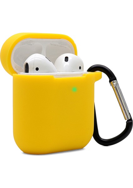 Apple Airpods için Silikon Şarj Lı 2016 2019 Airpods Kablosuz Şarj Lı 2019 ,2,5 Mm Kalınlaştırılmış Koruyucu D Halka Tokalı Kulaklık Kılıfı (Yurt Dışından) fiyatları