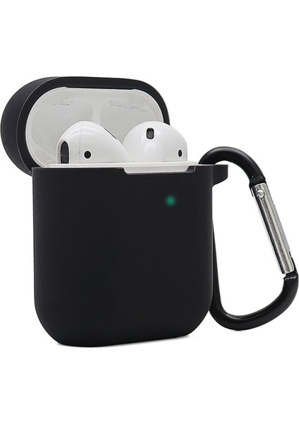 Apple Airpods için Silikon Şarj Lı 2016 2019 Airpods Kablosuz Şarj Lı 2019 ,2,5 Mm Kalınlaştırılmış Koruyucu D Halka Tokalı Kulaklık Kılıfı (Yurt Dışından) fiyatları