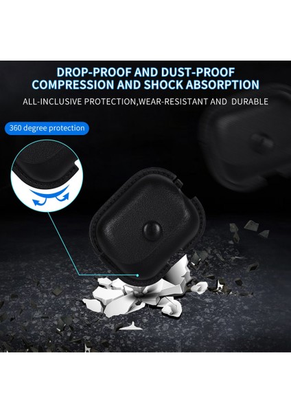 Airpods Pro Gen 2 Usb C Pro 2 için Iş Şık Pu Deri tooth Çizilmez Koruyucu Kulaklık Kılıfı (Yurt Dışından) fiyatları