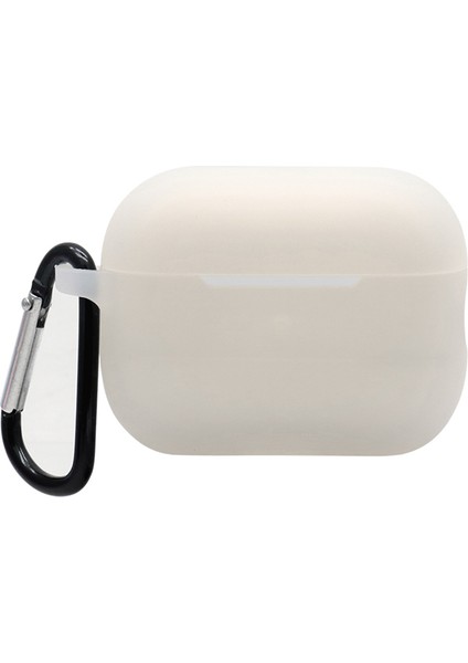 Airpods Pro 2 için Yumuşak Silikon Koruyucu Toz Geçirmez Kulak Tomurcuk İle Anti Kayıp Toka Şeffaf Kulaklık Kılıfı (Yurt Dışından)