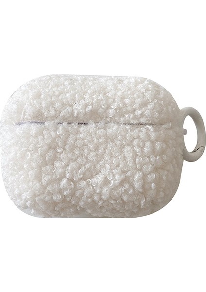 Apple Airpods Pro 2 için Katı Renk Peluş Kutusu tooth Anti Scratch Tpu Toka Ile Kulaklık Kılıfı (Yurt Dışından)