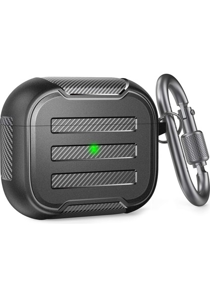 Apple Airpods için 3 Tpu Iki Parçalı Tam tooth Koruyucu Karabina Ile Kulaklık Kılıfı (Yurt Dışından) fiyatları