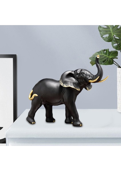 Reçine Fil Heykeli El Sanatları El Yapımı Zenginlik Süsleri Hediye Dekoratif Baş I (Yurt Dışından) modelleri