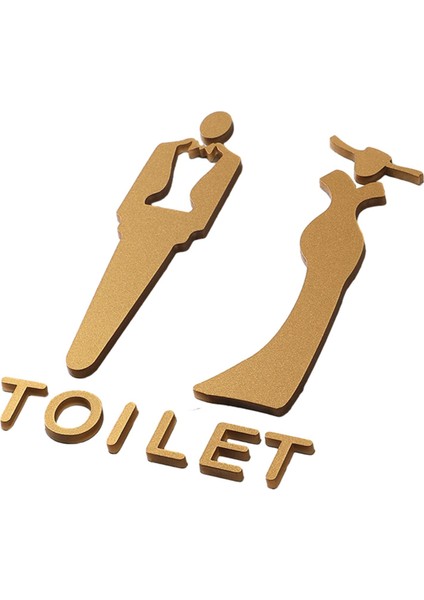 Wc Iş Kendinden Yapışkanlı Kadın Dekor Tuvalet Iş Kadı (Yurt Dışından)