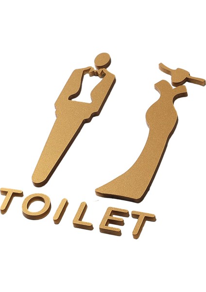 Wc Iş Kendinden Yapışkanlı Kadın Dekor Tuvalet Iş Kadı (Yurt Dışından)