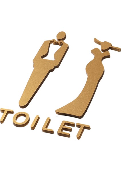 Wc Iş Kendinden Yapışkanlı Kadın Dekor Tuvalet Iş Kadı (Yurt Dışından)