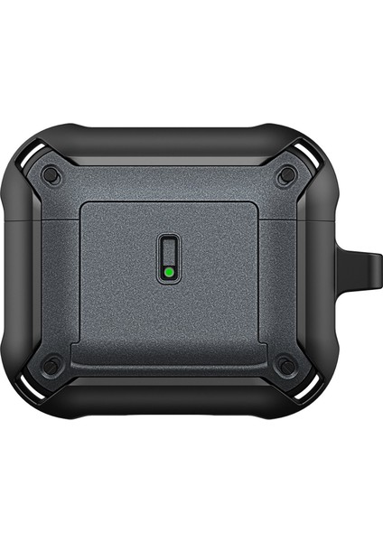 Apple Airpods 3 için Drop Proof Çift Renkli Koruyucu KaydırarakTpu+Pc Kulaklık Kılıfı (Yurt Dışından)