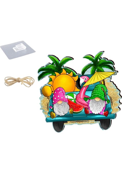 Gnome Hoş Geldiniz Asılı Iş Plaj I Ahşap Asılı Iş Plaj Evi Küçük (Yurt Dışından) fırsatları