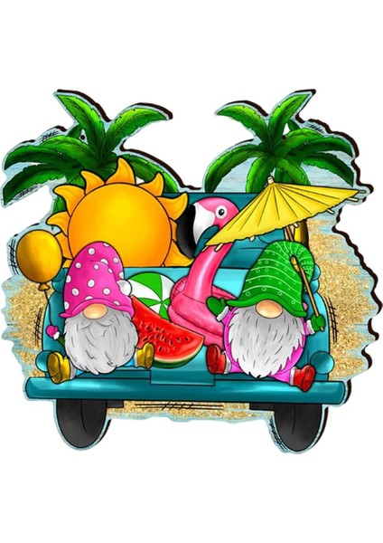 Gnome Hoş Geldiniz Asılı Iş Plaj I Ahşap Asılı Iş Plaj Evi Küçük (Yurt Dışından) indirimleri