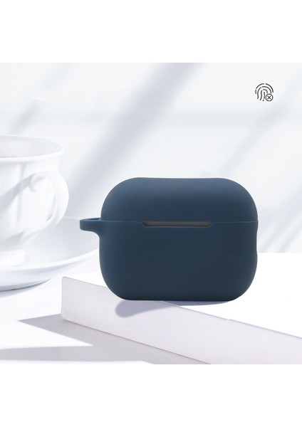 Airpods Pro 2 için Yumuşak Silikon Koruyucu Toz Geçirmez Kulak Tomurcuk Kutusu İle Anti Kayıp Toka Gece Yarısı Kulaklık Kılıfı (Yurt Dışından)