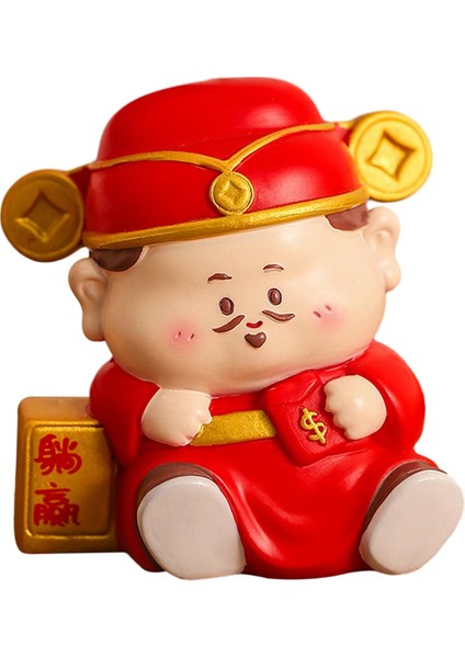 Çin Yılı Dekor Heykeli Şans Isı Heykelciği Odası Yıl Oturma (Yurt Dışından) modelleri