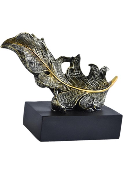 Tüy Heykelcik Dekorasyon Sanatsal Tüy Heykeli I Odası 19X7X13.8CM (Yurt Dışından)