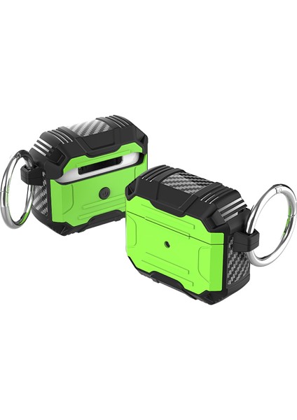 Tam Koruma Yumuşak Tpu+Sert Pc Koruyucu Apple Airpods için 3 Kulaklık Kılıfı (Yurt Dışından)