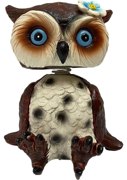 Bobblehead Baykuş Heykeli Dekor Üstü Süsü Dekoratif Modern Koleksiyonluk Ş (Yurt Dışından) fiyatları