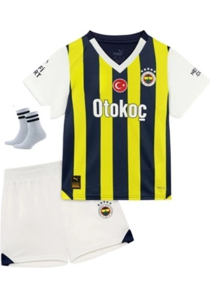 2024-2025 Fener-Bahçe Çoçuk Forması Bileklik-Çorap Hediyeylç1