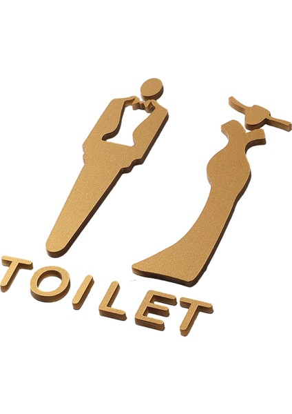 Wc Iş Kendinden Yapışkanlı Kadın Dekor Tuvalet Iş Kadın M (Yurt Dışından)